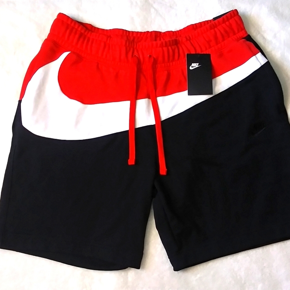 nike shorts large swoosh